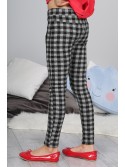 Black Plaid Pants NDZ53221 - Internetinė parduotuvė - Boutique